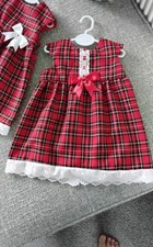 Hand Made Baby Girls Red