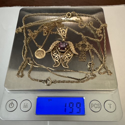 Gold filled jewelry lot - gold,