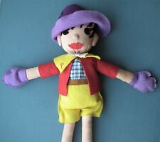 Vintage handmade cloth rag doll large 24" 1940s soft toy Pinocchio Disney film ?