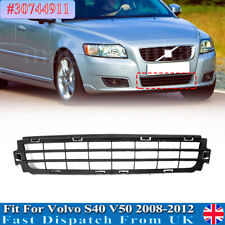 30744911 FRONT CENTER BUMPER LOWER GRILLE GRILL BLACK FOR VOLVO S40 V50 2008-12