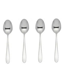 4 Pack Stainless Silver Steel