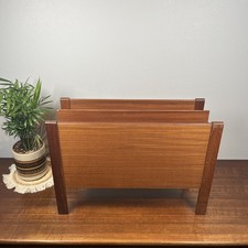 Vintage wooden magazine rack - wooden,