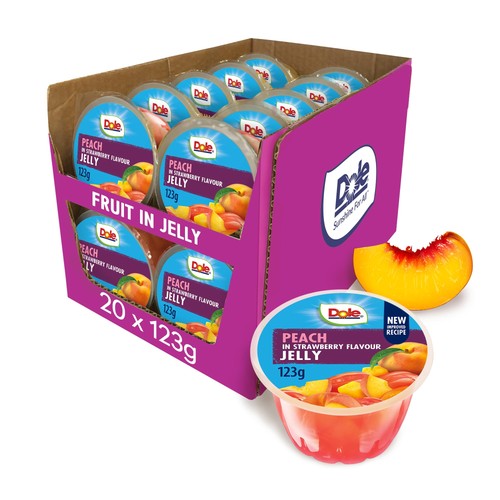 Dole peach strawberry jelly - peach,