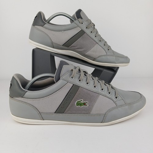 Lacoste chaymon trainers grey - lacoste,
