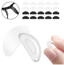 5/10Pairs Anti-Slip Stick On Nose Pads Silicone for Eye Glasses Sunglasses