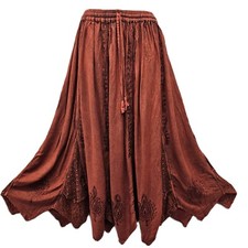 Maxi Skirt Pixie Hem Rayon