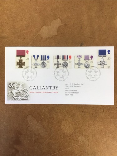 1990 gallantry fdc national - 1990,