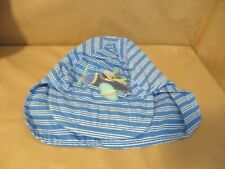 Boys blue summer sun legionnaires style hat with flap  TU 3/6 MTHS