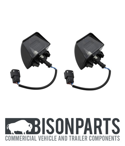 Rear number plate lamps - rear,