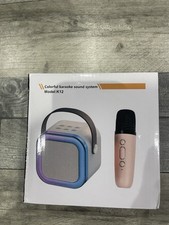 Kids Mini Karaoke Machine, Portable Karaoke Speaker With 2 Wireless Microphones