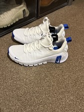 White N Blue Regular Nike Free Metcon 6 Gym Trainers 8.5