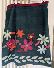 Boden Corduroy appliqué Teal