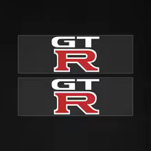Nissan gtr car badge - 2x,