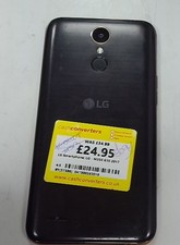 LG K10 2017 Black O2 Network 16GB - FAULTY - ACCOUNT LOCKED - SPARES OR REPAIRS