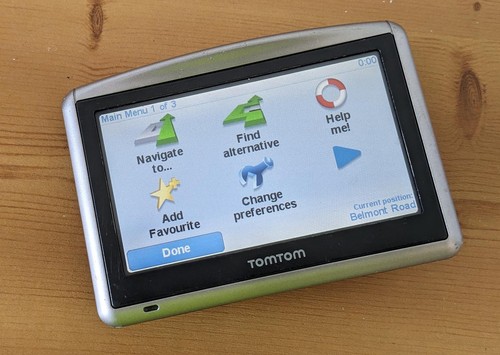 Tomtom one sat nav - one, gps