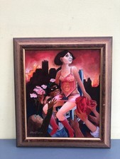 FRAMED OIL ON CANVAS “JUDITH
