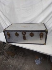 Vintage Metal Steamer Trunk