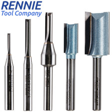 1/4" Shank Straight 2 Flute