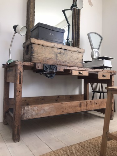 Antique pine chest - antique,
