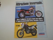 advertising Pubblicità 1996 MOTO YAMAHA XV 535 S - XT 600 E