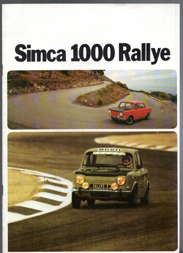 Simca 1000 rallye - 1000,
