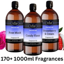 1000ML Fragrance Oil -170+ Scents- Candle Bath bomb, Soap, humidifier, Wax Melts