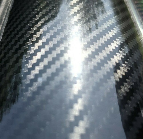 Black carbon fibre - black, gloss