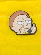 Morty Middle finger Rick and