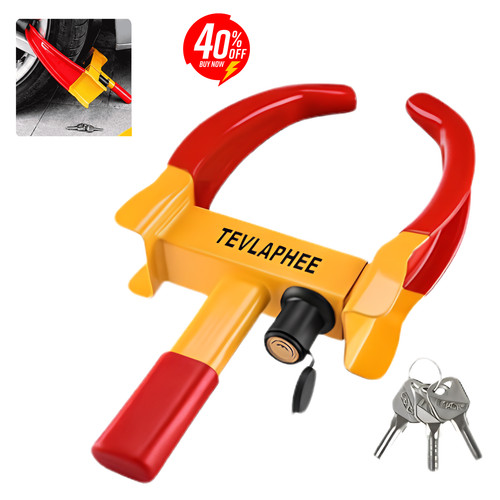 Heavy duty wheel clamp - heavy, lock