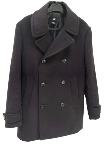 Black coat duster donkey - h&m,