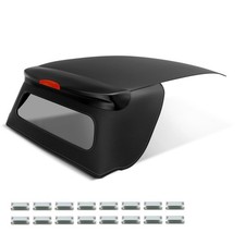 Convertible top soft top black