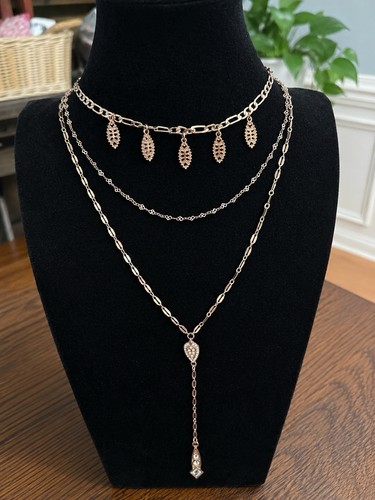 Rose gold tone layered - gold,