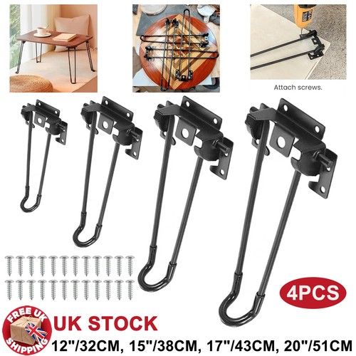 Metal foldable hairpin - 4×metal,