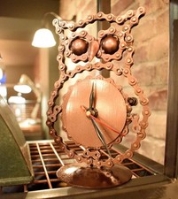 Clock Owl Shape from recycled
