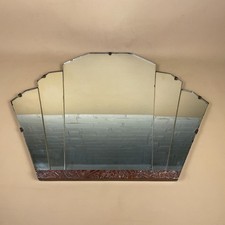 Art Deco Fan Mirror Vintage