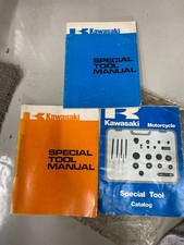 LOT OF 3 KAWASAKI SPECIAL TOOL MANUALS Z1 H2 H1 KH S3 S1 F9 Zed KX KE KD 1974-79