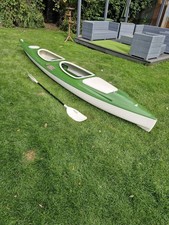 Two person Two man Double Touring Kayak Canoe Fibreglass 17'9"  or 5.4m long 