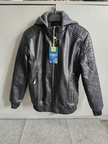 Glassbear kids black leather - glassbear,