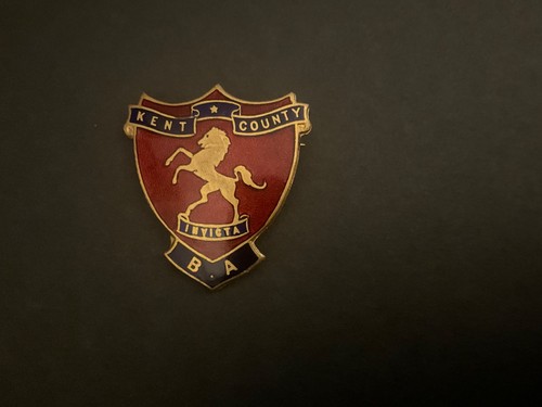 Kent county bowling badge - ,