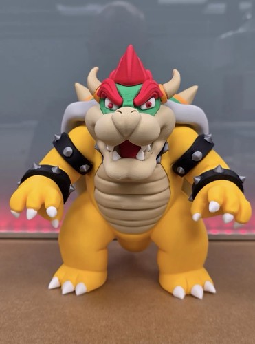 Bowser inspired figure toy - bowser,