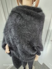 WOW WOW WOW, Exquisitely Longhaired One Off Luxurious Monsoon Angora Cape/Shawl.