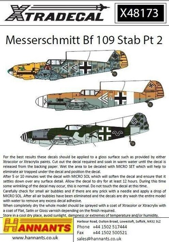 Xtradecal x48173 messerschmitt - x48173,