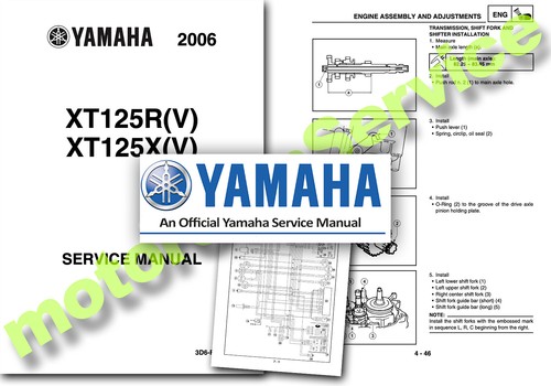 Yamaha xt125 service - yamaha,