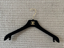 Authentic Chanel Black Velvet Logo Hanger