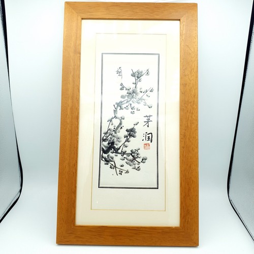 Framed chinese ink painting - ink,