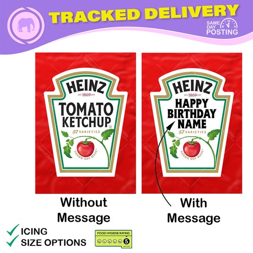 Heinz tomato ketchup label - heinz,