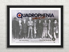 Quadrophenia Movie Framed Wall Art Print Poster Picture, Home Decor