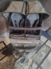 Out N About Double Nipper 360 V4 Off-Road Pram Buggy Pushchair