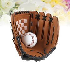 PU Sports Baseball Glove Brown