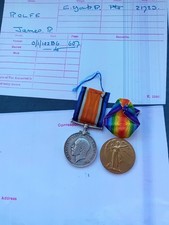 WW1 MEDAL PAIR WORLD WAR ONE